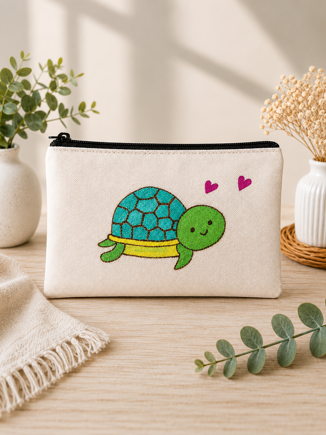 Cute turtle pouch