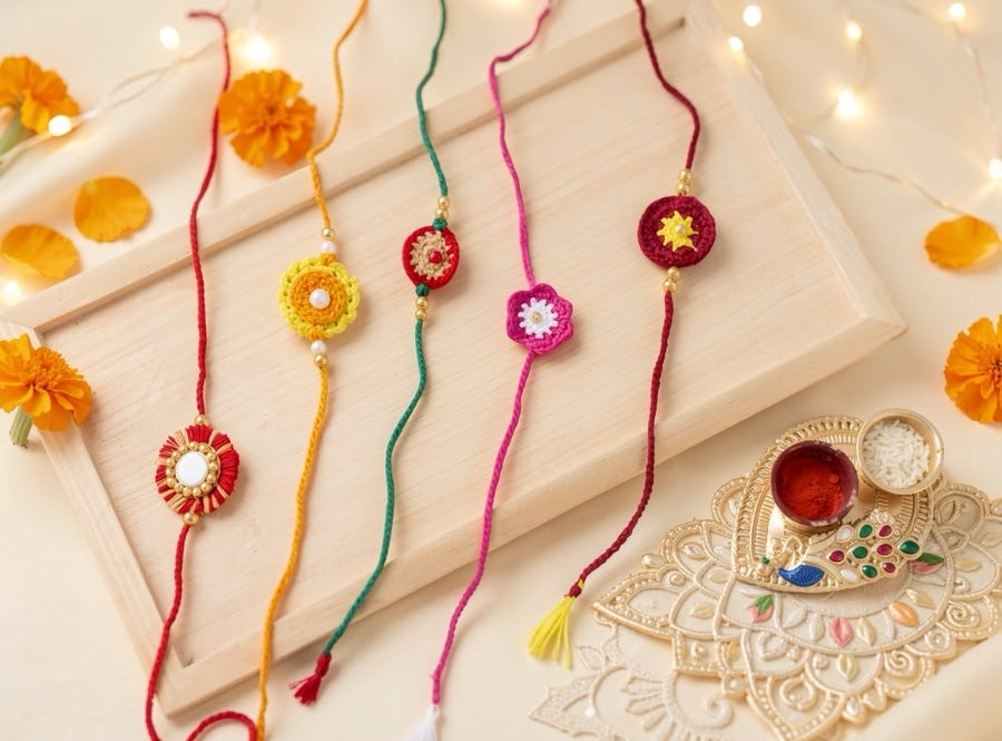 Designer Crochet Rakhi 