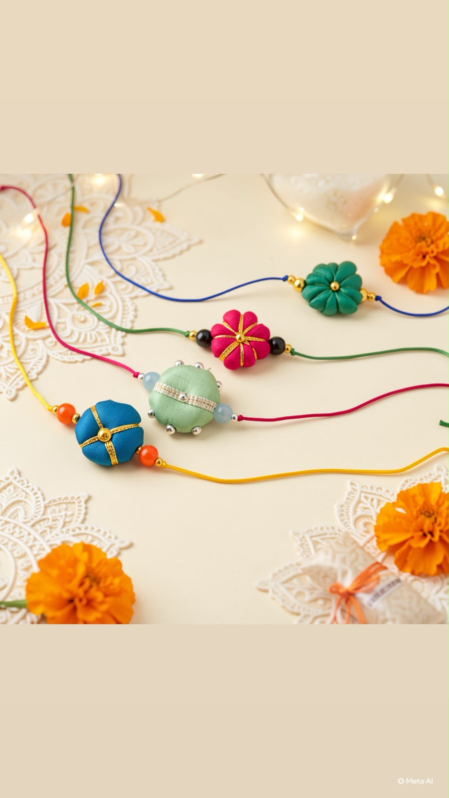 Royal Fabric Cushion Rakhi